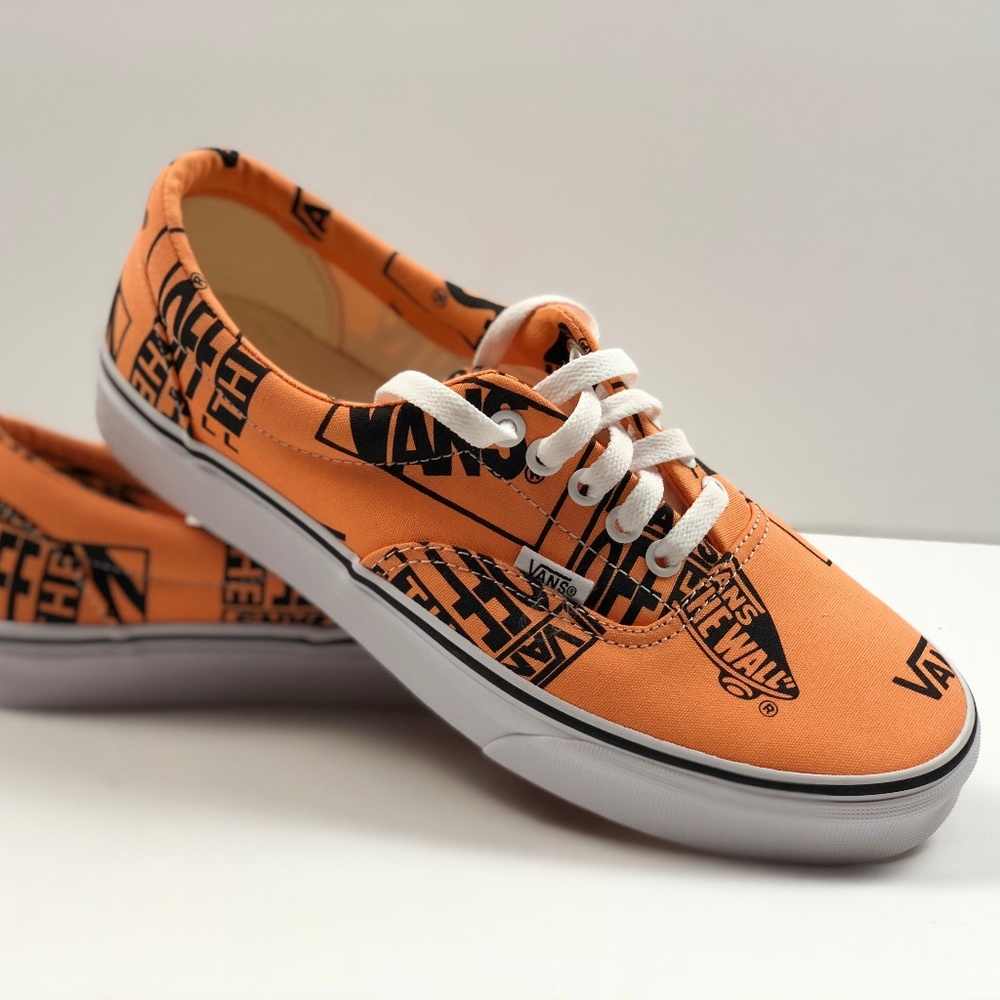 Vans Era Logo Mix Tangerine/Black Sneakers - Picture 3 of 9